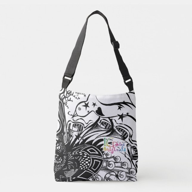 Ajustável Bolsa de Corpo Cruzado do Assistente (Frente)