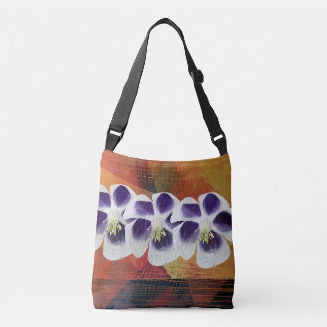 Ajustável Bolsa de Corpo Geométrico Abstrato de Geometria de (Frente)