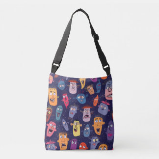 Ajustável Bolsa de duas faces | Facas brancas e zebra cor-de