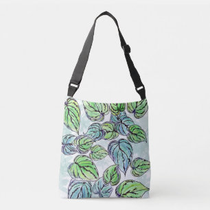 Ajustável Bolsa de Folhas Verdes/Corpo Cruzado