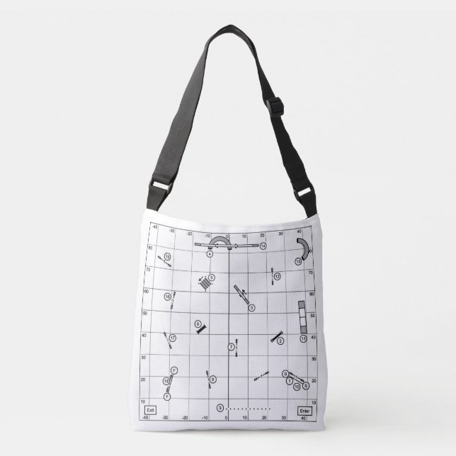 Ajustável Bolsa de Mapa de Curso de Agilidade (Frente)