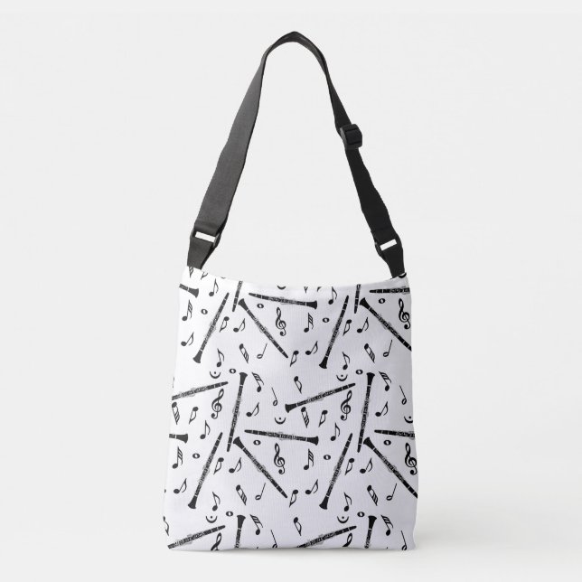 Ajustável Bolsa de Notas de Música Clarinet (Frente)