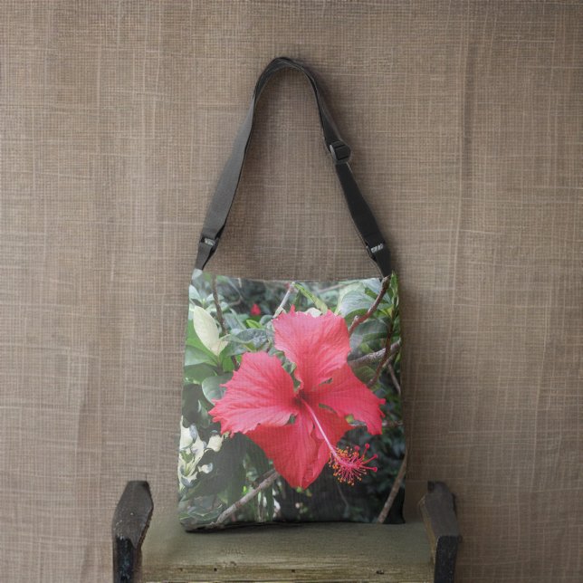 Ajustável Bolsa de Red Hibiscus (Criador carregado)