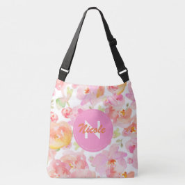 Ajustável Bolsa de Tota com Flor Monograma