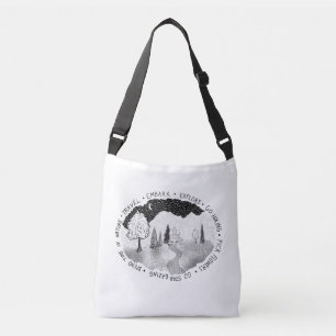 Ajustável Bolsa de Wanderlust para Amantes e Aventuros da Na