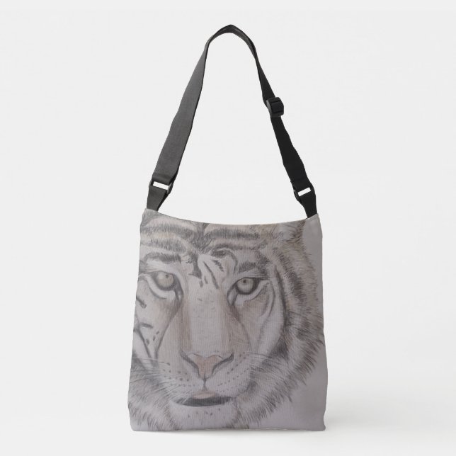 Ajustável Bolsa do desenho manual Tiger (Frente)