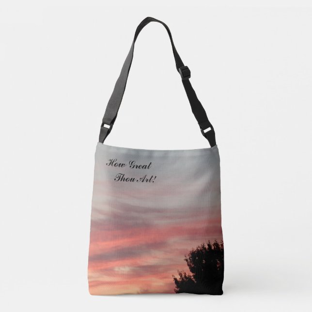 Ajustável Bolsa do Sunrise Que Excelente Você Arte! (Verso)