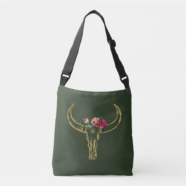 Ajustável Bolsa Dourado de Touro (Frente)
