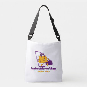 Ajustável Bolsa Elegante Bordada – Estilosa e Durável Todos