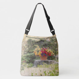 Ajustável Bolsa Floral de Tronco Caindo Sobre o Ombro