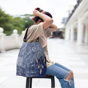 Ajustável Bolsa Nativo Americano de Dreamcatcher Personaliza