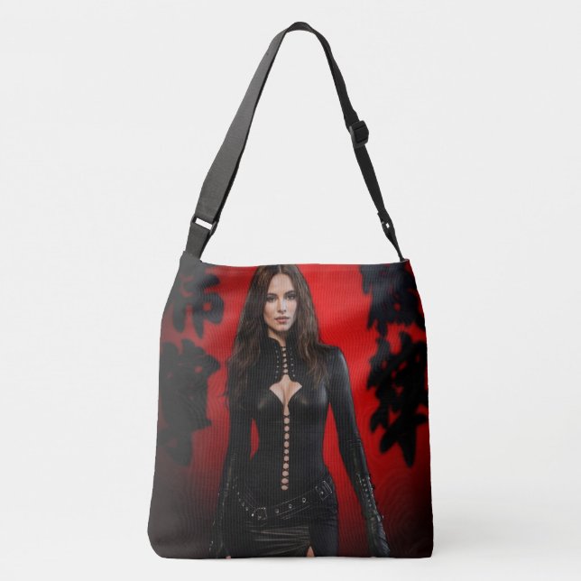 Ajustável Bolsa Preto Vermelho (Verso)