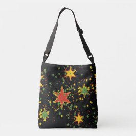 Ajustável Bolsa Rasta Stars Cross Body