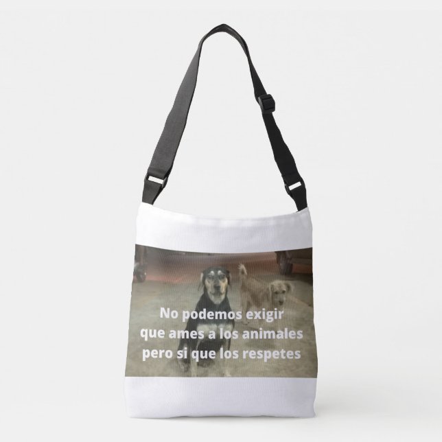 Ajustável Bolsa respeto a los animales (Frente)