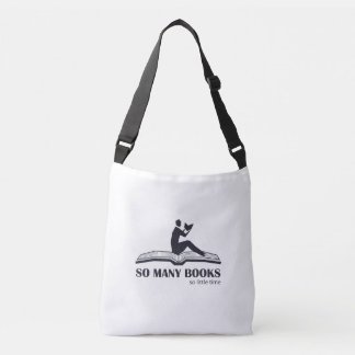Ajustável Bolsa - Tantos livros tão pouco tempo - leitura ma