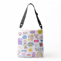 BOLSA TRANSVERSAL AFIRMAÇÕES DE KINDNESS