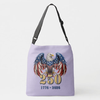 Ajustável Bolsa transversal Águia da Liberdade EUA 250 anos 