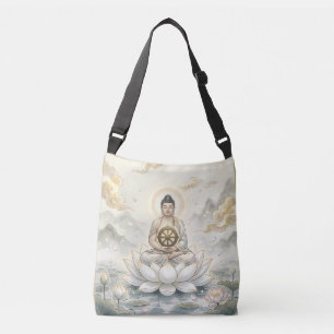Ajustável Bolsa transversal Arte da Meditação de Buda - Buda