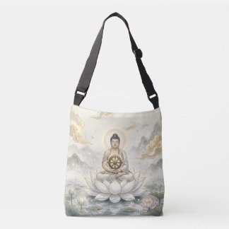 Ajustável Bolsa transversal Arte da Meditação de Buda - Buda