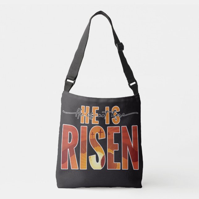 Ajustável Bolsa transversal com imagem personalizada - Ele R (Frente)