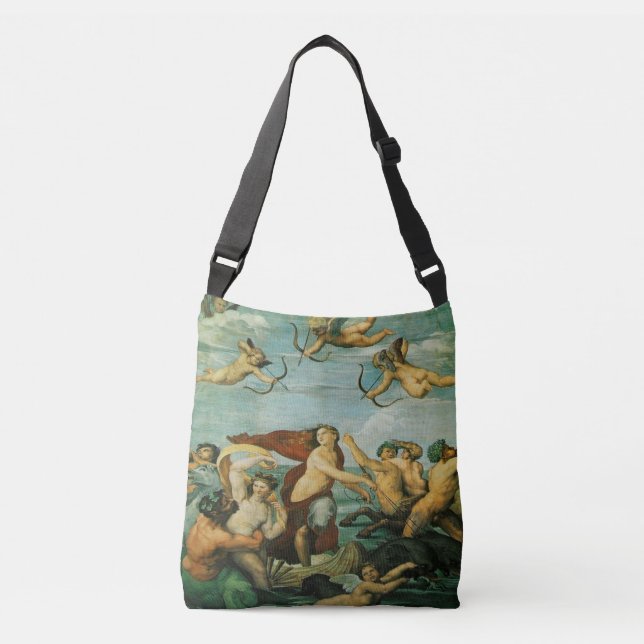 Ajustável Bolsa transversal de arte famosa (Frente)