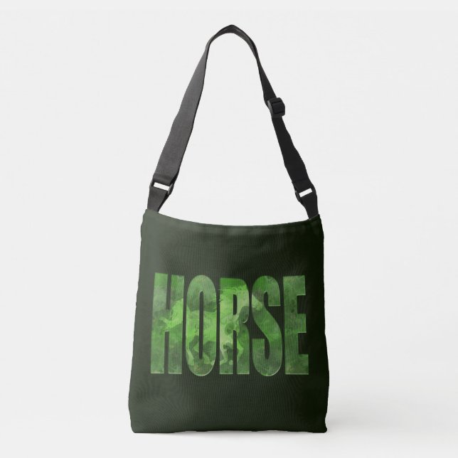 Ajustável bolsa transversal de cavalo (Frente)