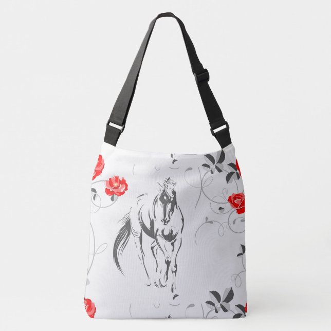 Ajustável Bolsa transversal de cavalo barroco (Frente)