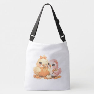 Ajustável Bolsa transversal de Halloween Fofa com Abóboras e