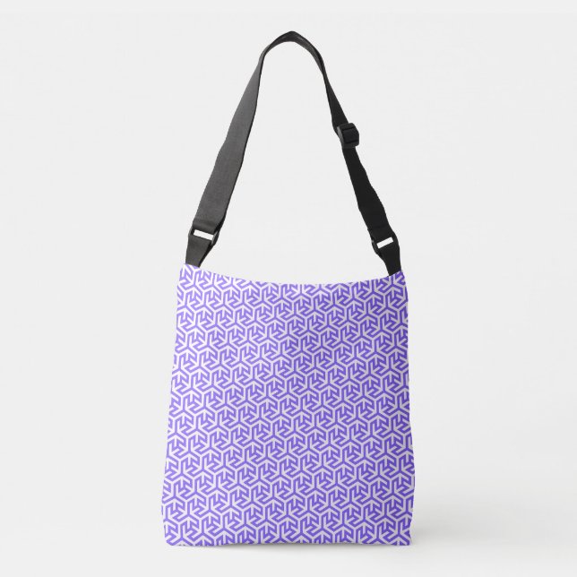 Ajustável Bolsa transversal de hexágonos entrelaçados (Frente)