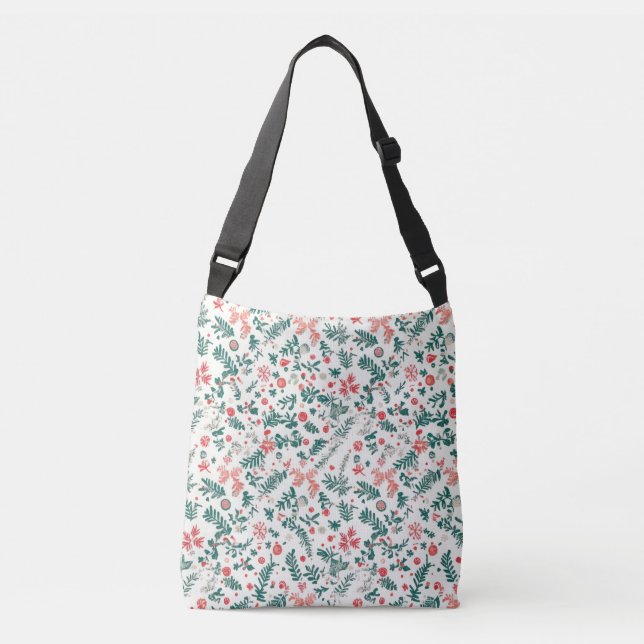 Ajustável Bolsa transversal de Natal Jardim Botânico (Frente)
