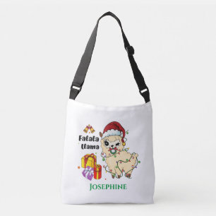 Ajustável Bolsa transversal de Natal Llama