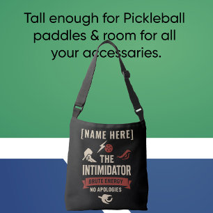 Ajustável Bolsa transversal de pickleball com Intimidador