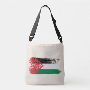 Ajustável Bolsa transversal de Solidariedade Palestina   Cor