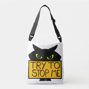 Ajustável Bolsa transversal engraçada "Tente" da Bad Boogie