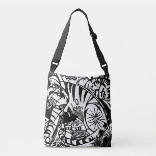 Ajustável Bolsa transversal expressionista Tiger de Franz Ma