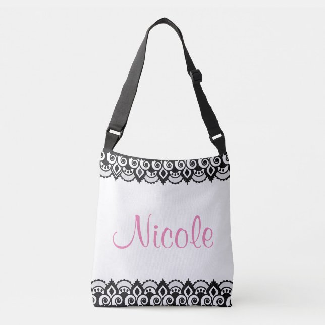 Ajustável bolsa transversal feminina (Frente)