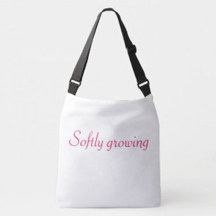 Ajustável Bolsa transversal feminina gráfica rosa fofa