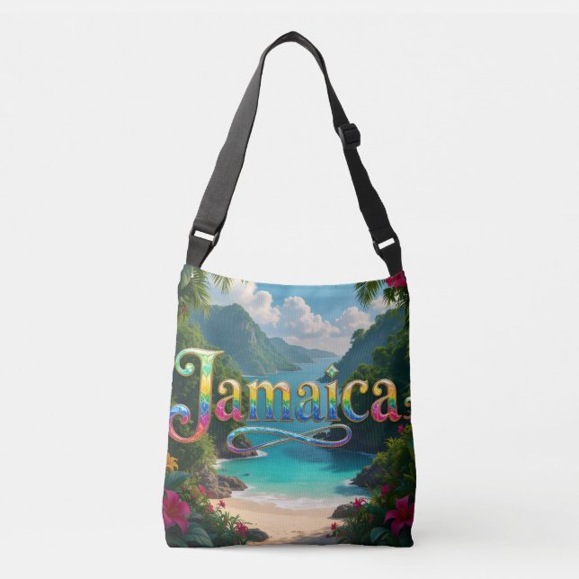 Ajustável bolsa transversal jamaica (Frente)