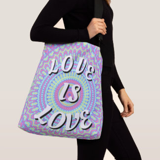 Ajustável Bolsa transversal Love Is Love Pride