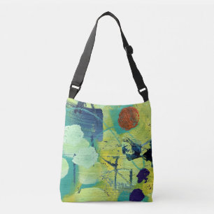 Ajustável Bolsa transversal no design Campo Aberto/Postes de