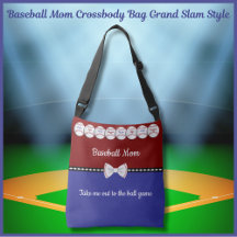 Bolsa transversal para mães de jogadores de beiseb