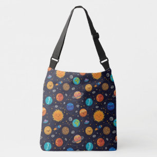 Ajustável Bolsa transversal Planetas Felizes