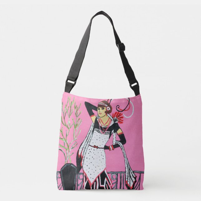 Ajustável Bonita bolsa de corpo cruzado (Frente)