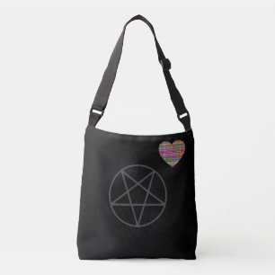 Ajustável Coração - Preto - Emo - Bolsa