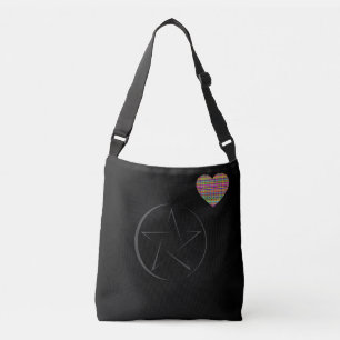 Ajustável Coração - Preto - Emo - Bolsa