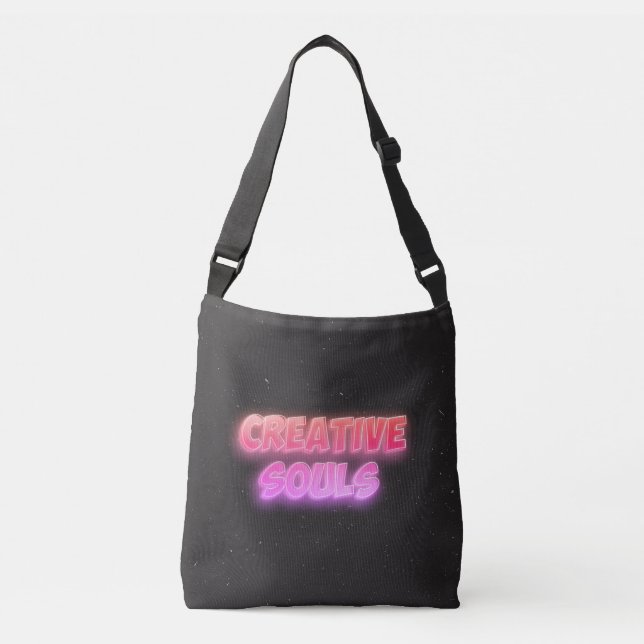 Ajustável Creative Souls - Bolsa Crossbody Color Mix (Frente)