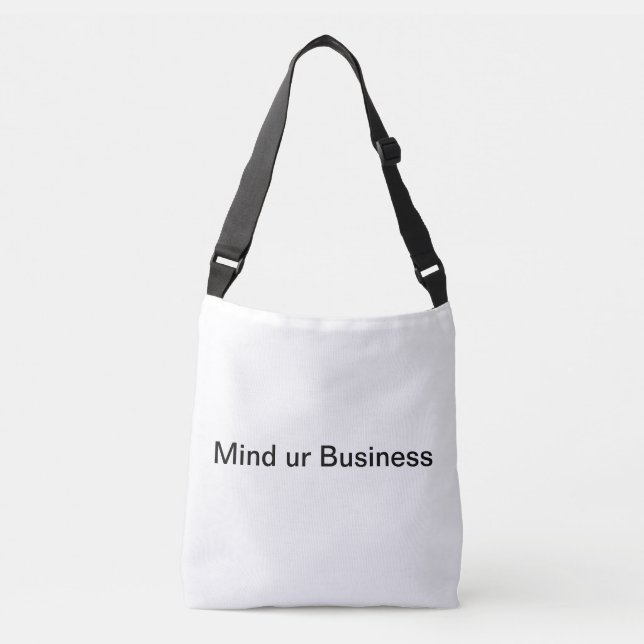 Ajustável Cuidado com o Bolsa da sua empresa (Frente)