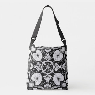 Ajustável "Elegância monocromática: Bolsa gráfico"Bolsa