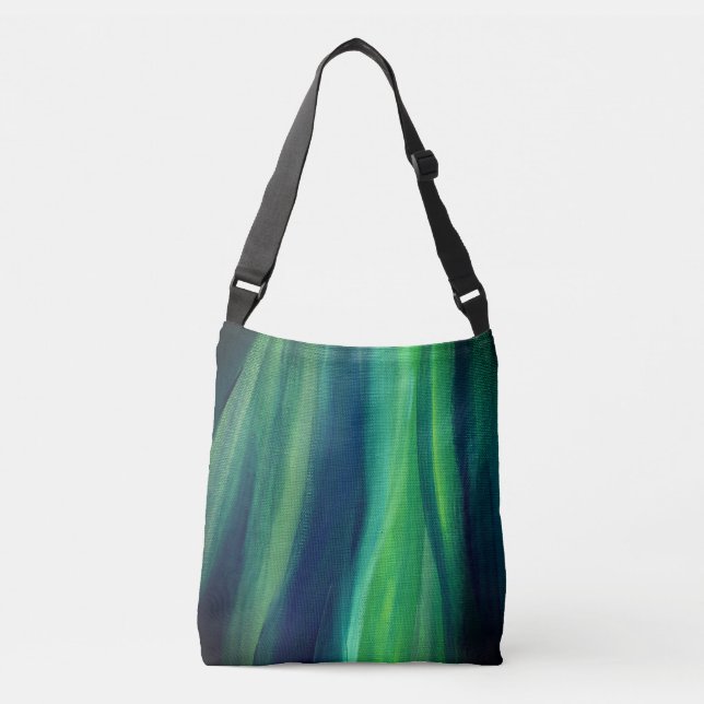 Ajustável Elegante Bolsa Verde (Frente)