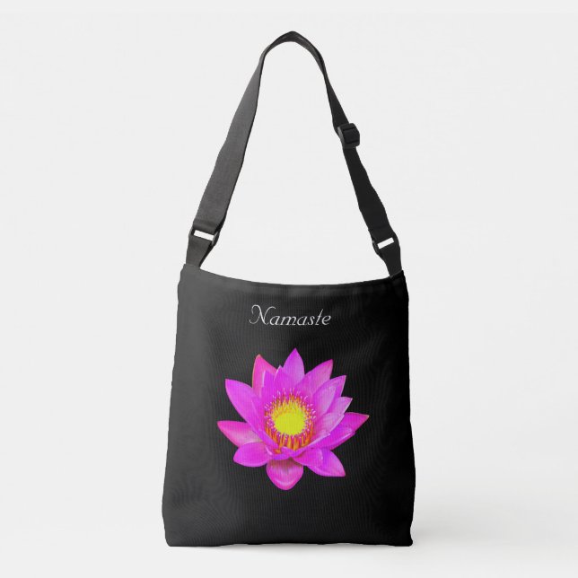 Ajustável Flor de Lótus Personalizada em Bolsa transversal N (Frente)